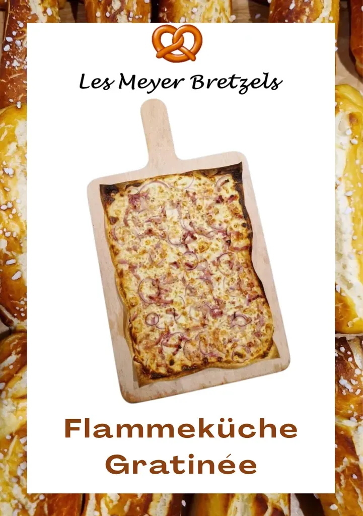Flammeküche gratinée