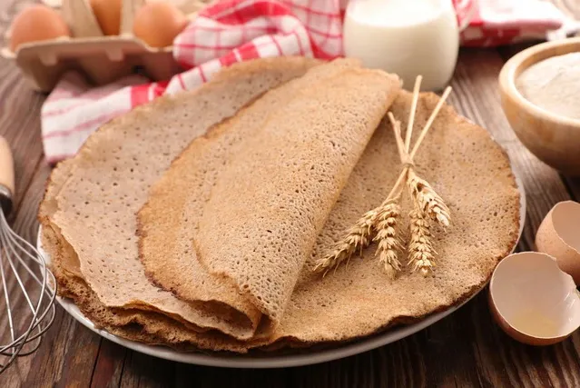 Des galettes de sarrasin (ou crêpes de blé noir)